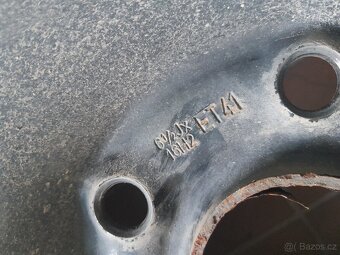 Plechove disky 6 1/2 Jx16H2 a zimni pneu Nokian - 4