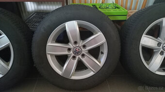 Alu kola VW Golf VII 5x112 6Jx15H2 ET43 + zimní pneu - 4