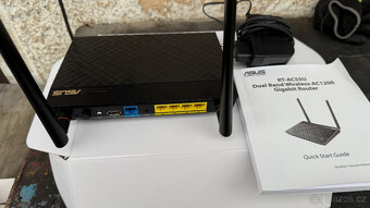 Wi-Fi router Asus RT-AC55U + Wi-Fi extender Asus RP-AC51 - 4