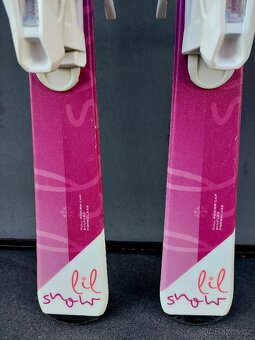 Lyže ELAN LIL SNOW, 120 cm + hůlky + boty + přilba - 4