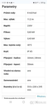 Filtrční čerpadlo Aqua Plus 8 - 4