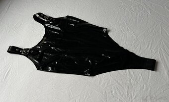 Latexový set oblečení - černý (LatexVogue) - 4