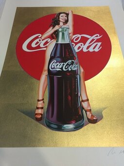 MEL RAMOS Lola Cola #5 Zlatá ručně číslovaná 2018 - 4