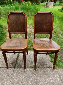 Unikátní starožitné židle Thonet _cena za kus - 4