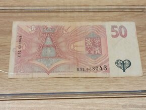 Bankovka Česká republika, 50 Koruna 1997, série E - 4
