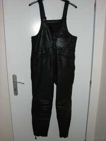 Motocyklová moto bunda kožené kalhoty JOFAMA jezdecká vesta - 4