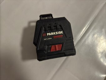 Parkside performance aku křížový liniový laser zelený,záruka - 4