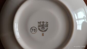 Karlovarská porcelán - šálky s podšálky - 4