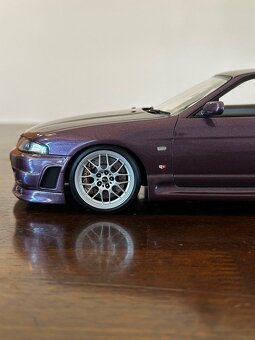 1/18 Ignition Model Nissan Skyline GTR R33 Midnight Purple - 4