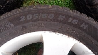 Origo ALU kola NISSAN+zimní pneu 205-60-16 H - 4