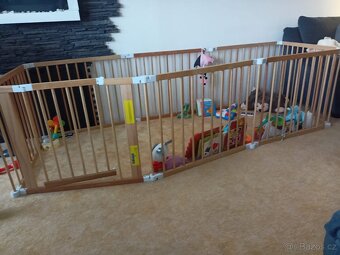 XXL dřevěná ohrádka Kiduku 7,2m - 4