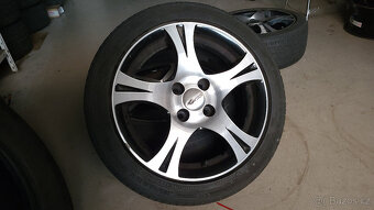 Krásná leštěná letní ALU kola 15" 4x100 VW, Škoda, Seat - 4