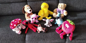 Plyšáci, plyšák; jednorožec, medvěd, slon, panenky, krtek - 4