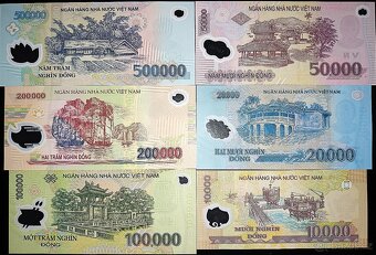 Sada 10 000 - 500 000 dongů Vietnam 2003+ UNC VÝBĚR MOŽNÝ - 4