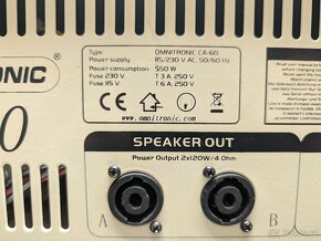 Aktivní mixpult Omnitronic CA-60 - 4