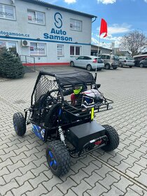 Dětská Elektrické Buggy až 2500w 60V 2 místa modrá - 4