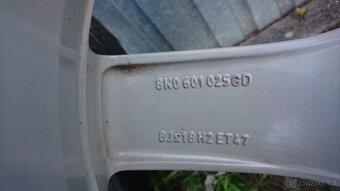 Kola AUDI 8Jx18" ET47, 5x112 (pneu zdarma) - 4