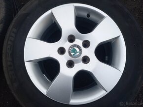 Prodám Sadu Orig ALU kol Škoda 205/60R15 letní - 4