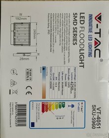 50W LED světlomet SMD E-Series černé tělo bílé - 4