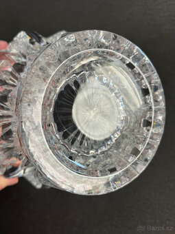 Křišťálová váza Květ 15 cm, Dagmar Kudrová Poděbrady - 4