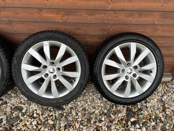 Orig. Zimní alu kola Škoda Crystal R17 205/50/17 - 4
