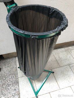Stojan pro odpadkové pytle 120 l, skládací - 4