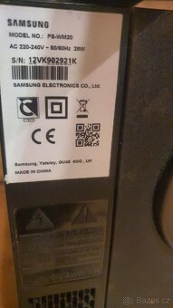 Subwoofer a střední reproduktor Samsung - 4