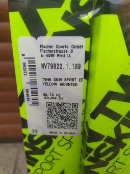 Nové běžky Fischer TWIN SKIN SPORT 189cm - 4