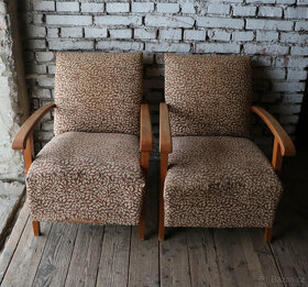 Prvorepubliková křesla / art deco / halabala - 4