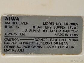 AIWA AR-888 - Tranzistorové rádio Japan - 4