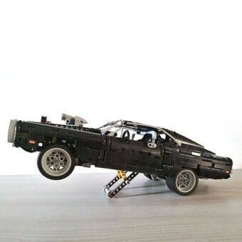 NOVÁ velká stavebnice Dodge závodní auto 1077dílků,délka40cm - 4