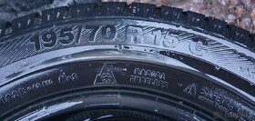 BARUM. SADA-Zimní pneu 195/70R 15C| rovně sjeté 5+mm |BRNO - 4