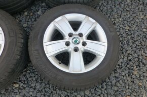4ks alu disků orig.Škoda+letní pneu Michelin 205/60/15 - 4