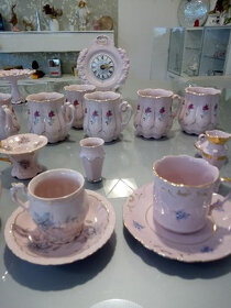 růžový porcelán originál - 4