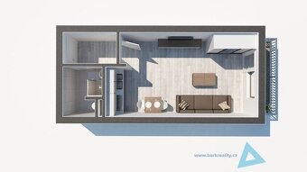 Prodej bytu-garsoniéra 32m2 ul. Brožíkova, Hradec Králové. - 4