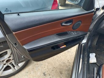 Hnědý kožený interiér E91 BMW komplet - 4
