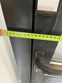 Prodam hlinikove dveře aluprof Antracit 7016 - levé - 4