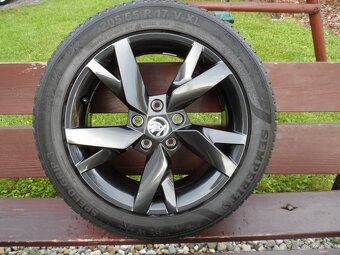 Originál Alu Kola 17 Škoda 5X112 ET 46 Zachovalé - 4