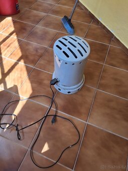 Retro porcelánový elektrický přímotop - 4
