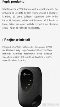 Modem/router TP-Link LTE MiFi M7200 - 4