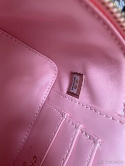 Kabelka Chanel Vanity z kůže, růžová se zlatými komponenty - 4