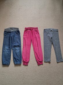 Dívčí zimní  bunda 110 + kalhoty, pyžamo, triko - 4