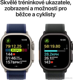 Apple Watch Ultra 2 49mm Černý titan, ZÁNOVNÍ - 4