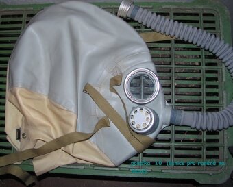 Prodám  různé plynové masky a jejich příslušenství - 4