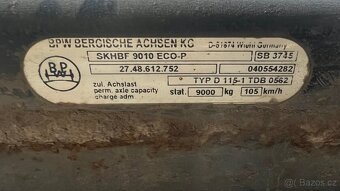 náprava BPW na návěs - 4