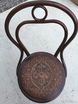 starožitná 31 thonet židle zajímavá - 4