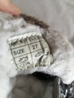 Dětské zimní boty vel.27 - 4