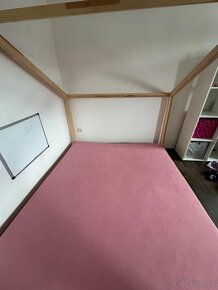 Dětská postel domeček 160x200cm s matrací - 4