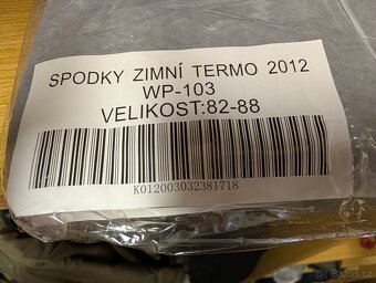 Prodám funčkní prádlo - Termo letní i zimní 2012 set - 4