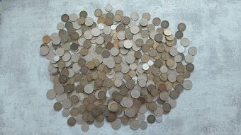 2kg československé mince - konvolut 445ks minci do sbírky - 4